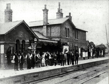The Great Northern station at Sandy in the 19th century [Z50/99/7]